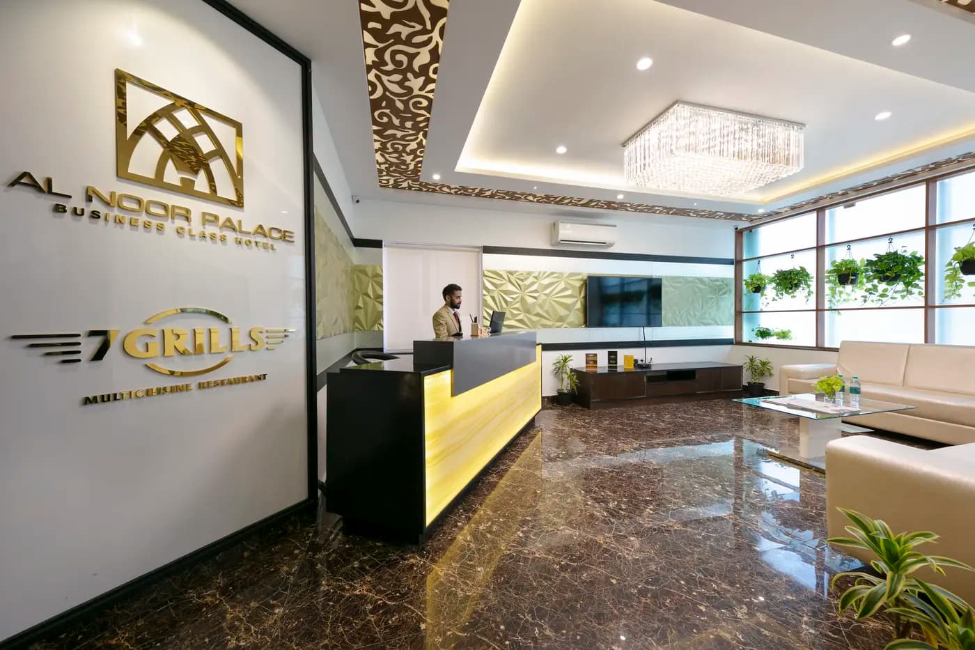 Reception desk